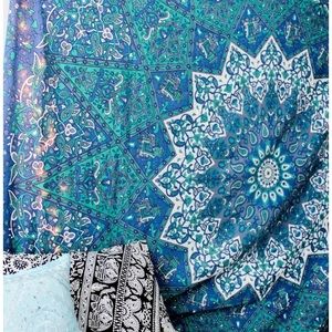 Blue Bohemian Tapestry 🦋💙🐬🦕